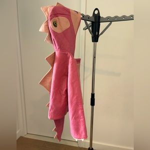 Pink Dragon wool jacket with hood hoodie size Toddler 2-3 🎃 Halloween costume